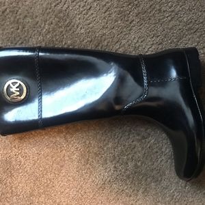 Michael Kors Black Rain Boots